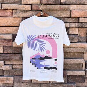Ricky Singh Cactus Man T-Shirt | Size S | White | Portuguese Graphic